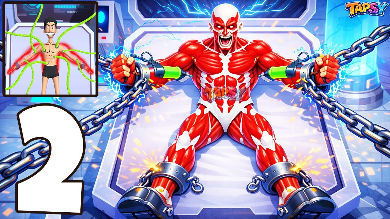 🔥Big Muscled Gameplay Walkthrough Levels 6–12 Satisfying Muscle Growth Runner (Android,iOS)