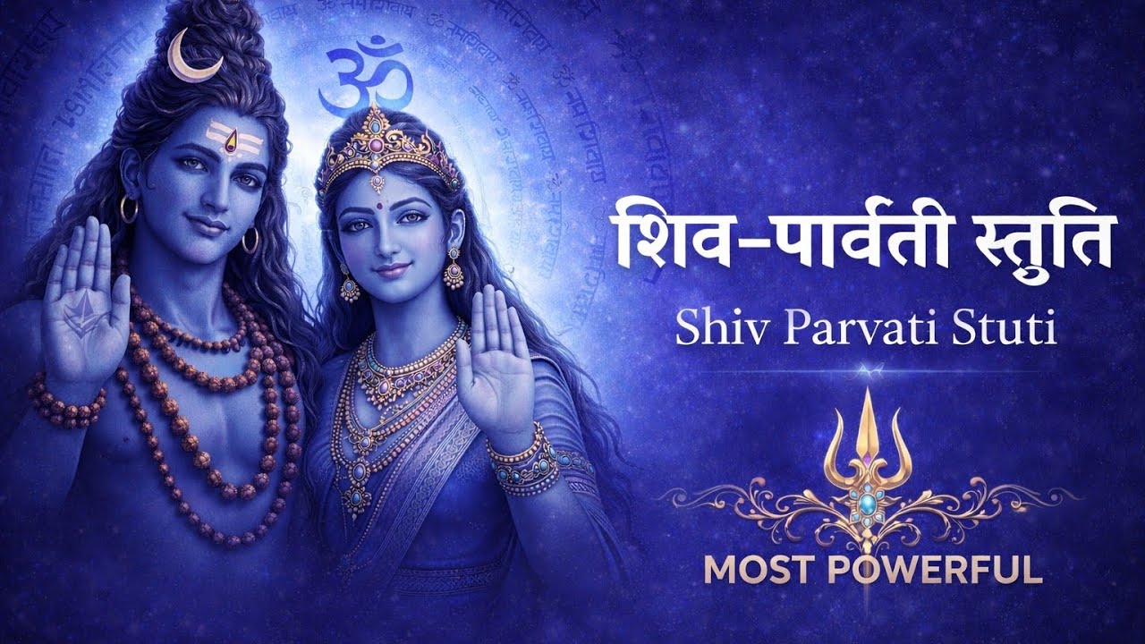 शिव–पार्वती स्तुति Shiv Parvati Stuti | Powerful Devotional Prayer | Om Namah Shivaya