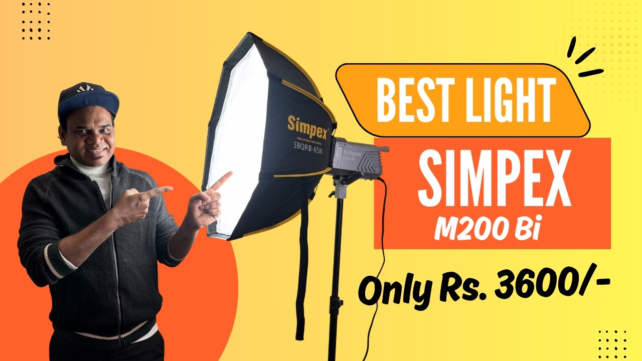 I Was Wrong About Budget Lighting - Simpex M200 Bi Test