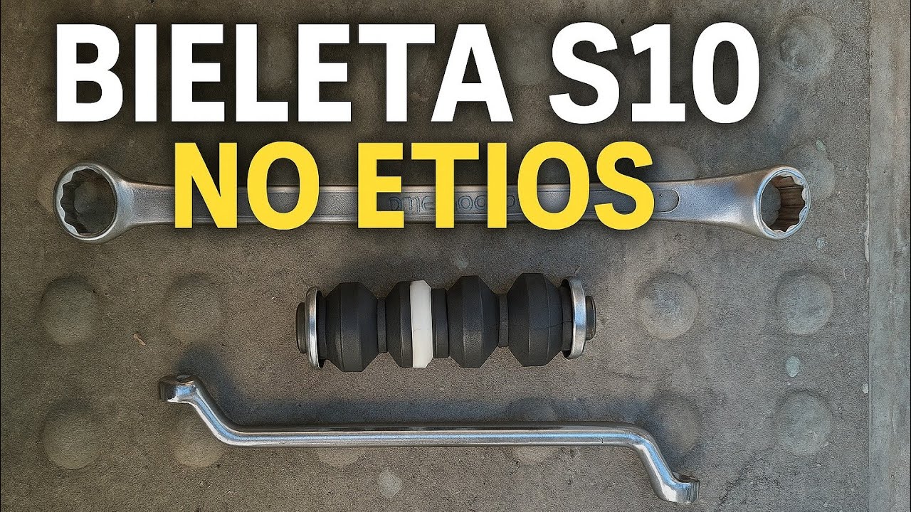 Colocando Bieleta da S10 no ETIOS 2015. Coloque uma bieleta reforçada no Etios e pare de sofrer !