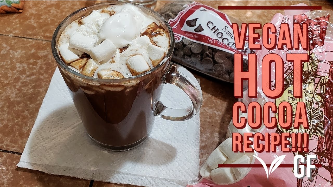 THE BEST VEGAN HOT COCOA EVER l gluten free