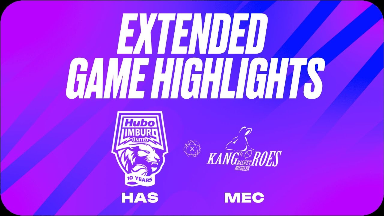 Hubo Limburg United vs. Kangoeroes Basket Mechelen - Game Highlights