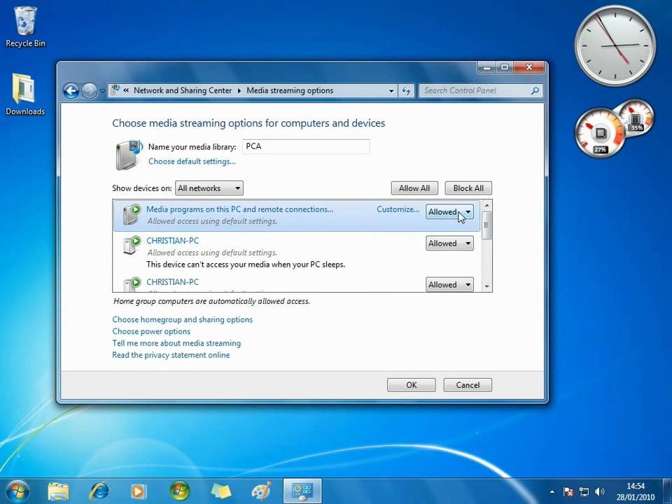 How to use Windows 7 HomeGroups