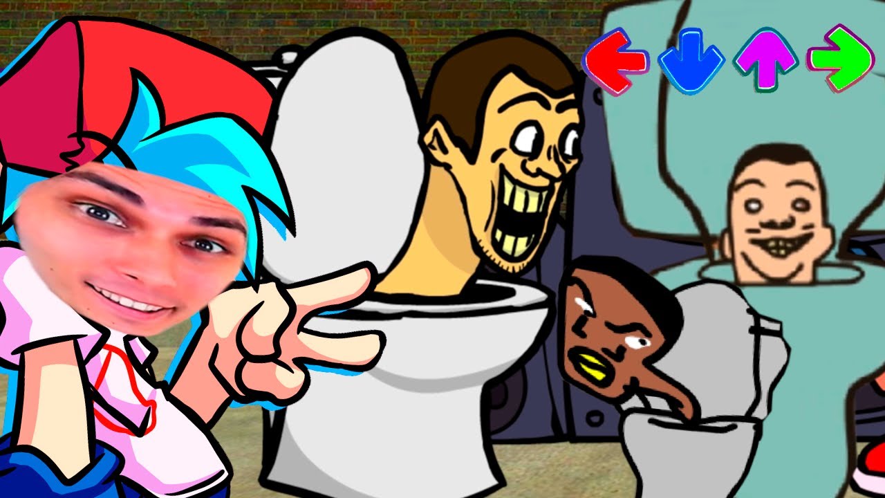 СКИБИДИ ТУАЛЕТ - НОВЫЕ ТОП ПЕСНИ FNF! - Friday Night Funkin' VS Skibidi Toilet