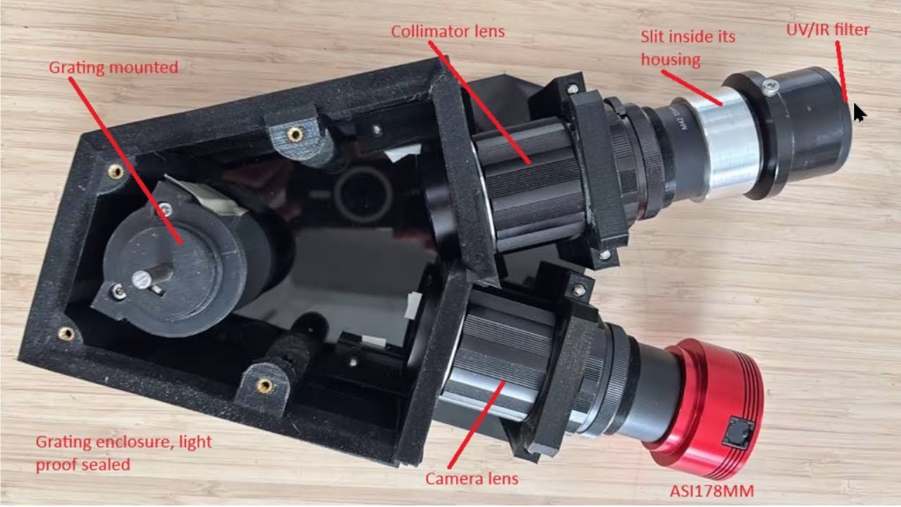 Astrophotography Workshop DIY Spectroheliograph Nov 5, 2025