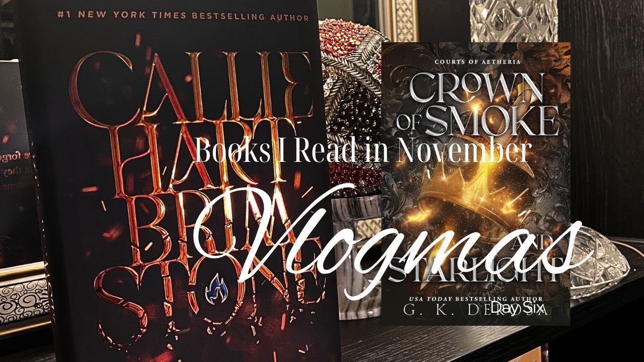 Vlogmas Day 6: Books I Read in November