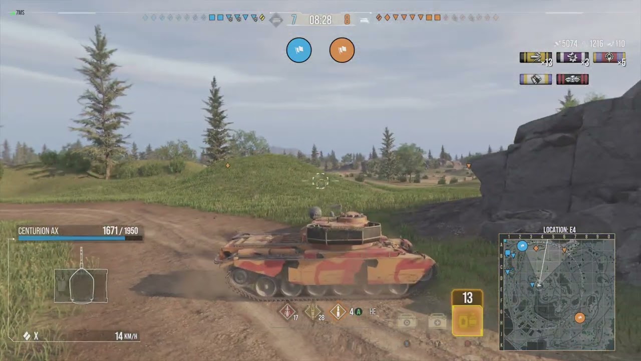 10k Damage in Centurion AX | World Of Tanks Console