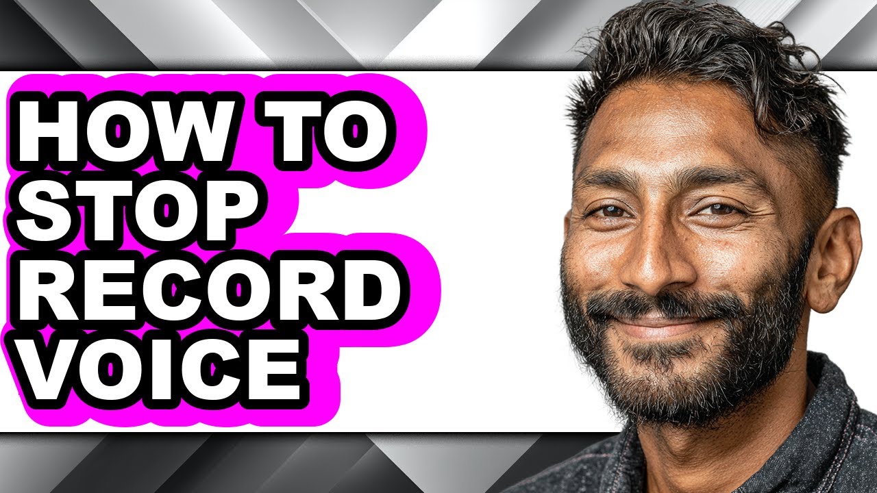 How to Stop Record Voice - Full Guide