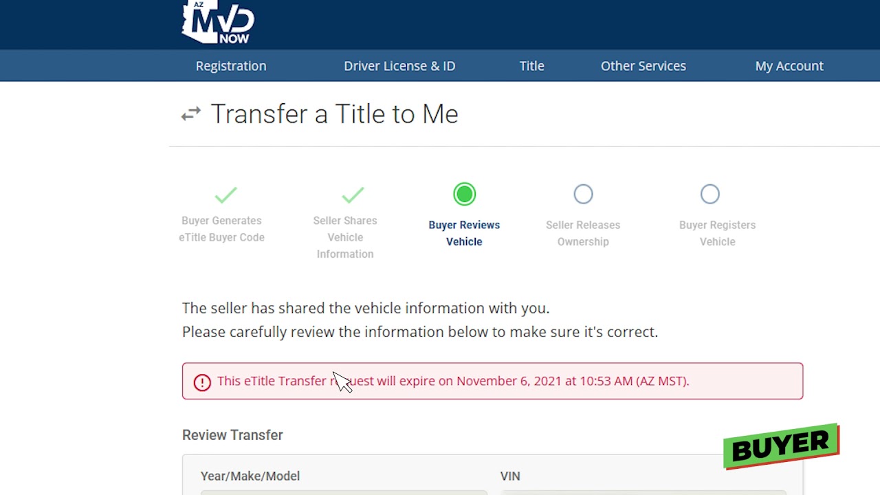 How to use eTitle Transfer