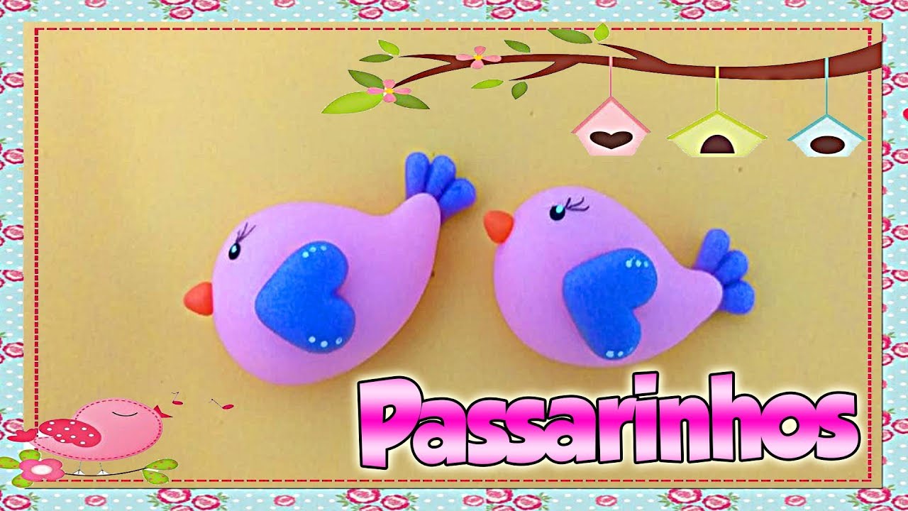 Passarinho em biscuit!!😍😍😍😍