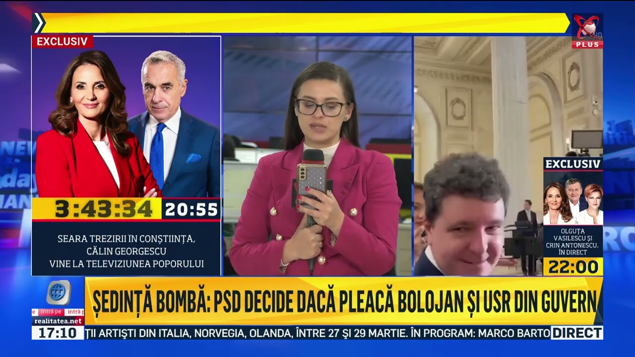 Newsline - Realitatea Plus - 15.03.2026 ora 17