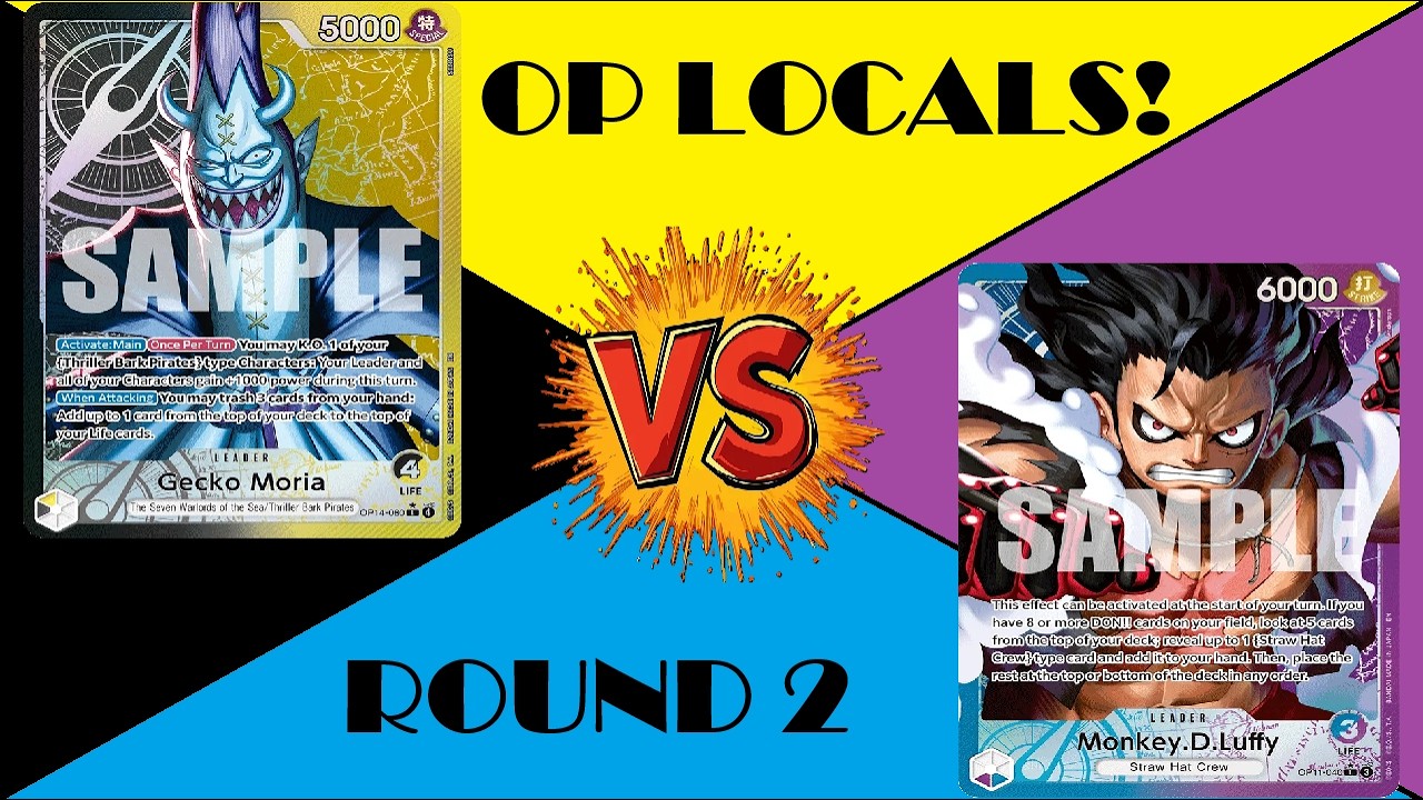 OPTCG LOCALS! R2: UP LUFFY VS BY GECKO