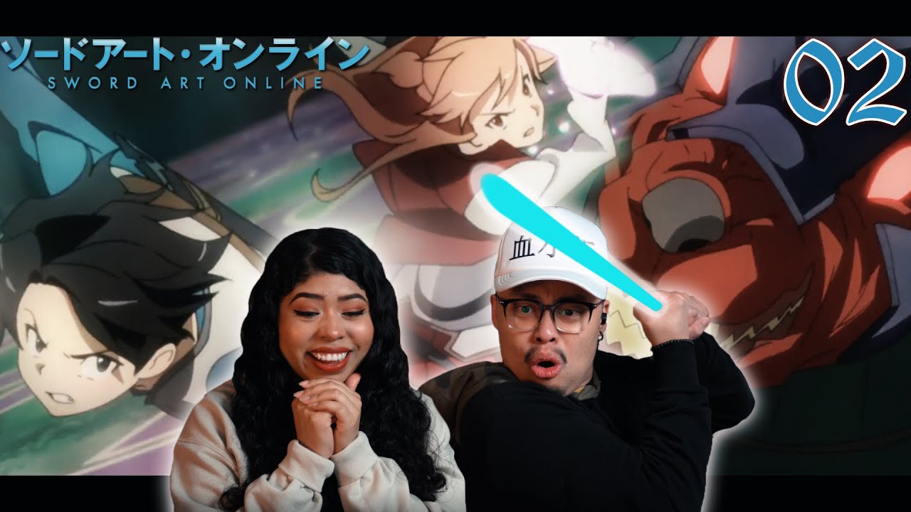 KIRITO AND ASUNA VS FIRST FLOOR BOSS! Sword Art Online Season 1 Episode 2 Reaction
