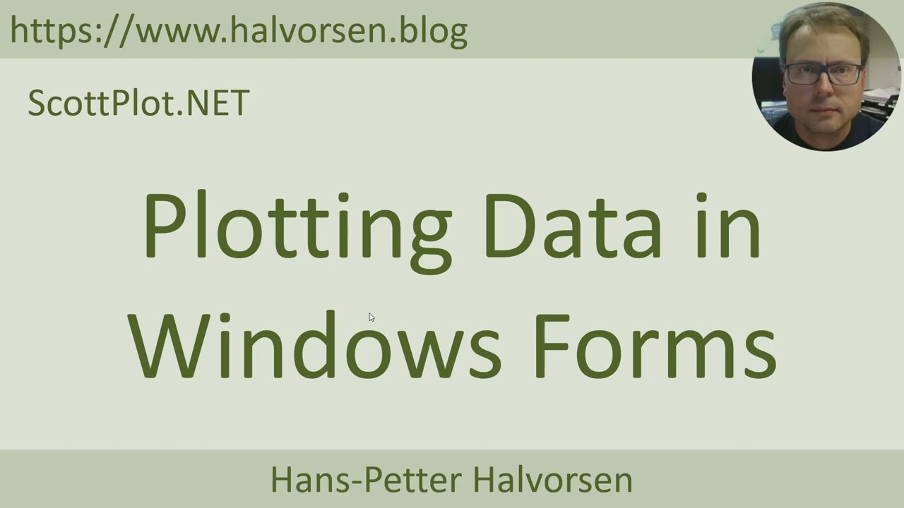 Plotting Data in Windows Forms using ScottPlot (Free and Open-source Plotting Library for .NET)