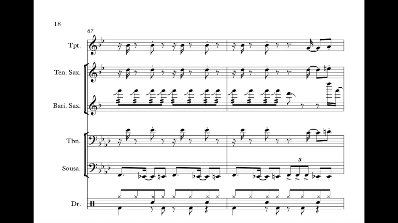 Lucky Chops Transcription - Buyo