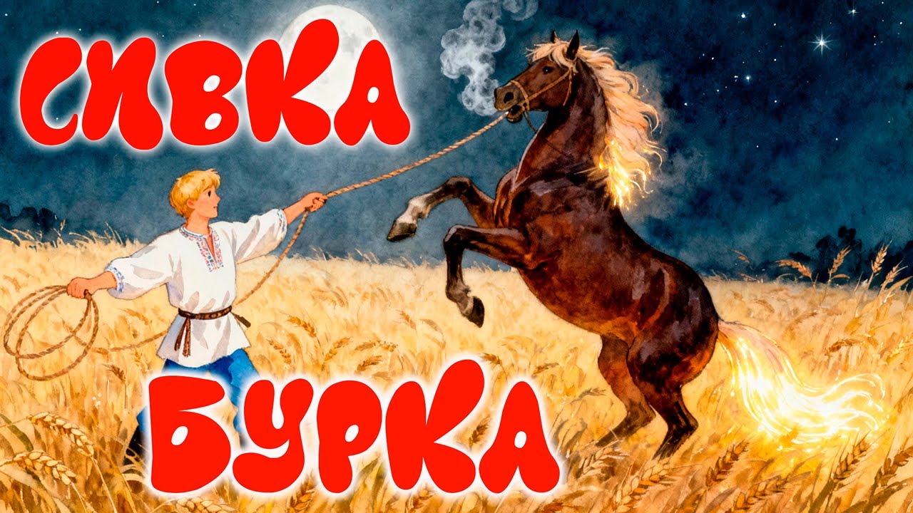 Сивка-Бурка 🐎✨ Добрая русская сказка для детей 2–5 лет |  Мини-сказки