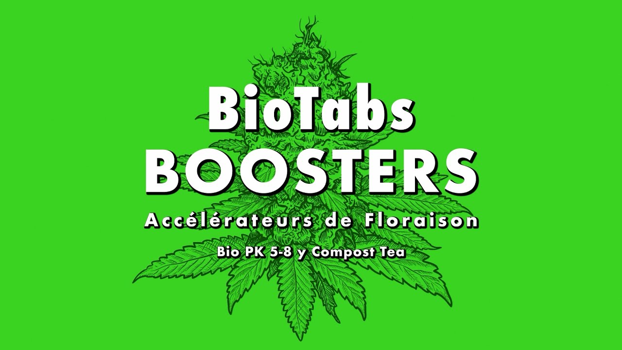 BioTabs acc&eacute;l&eacute;rateurs de floraison - Bio PK 5-8 et Compost Tea