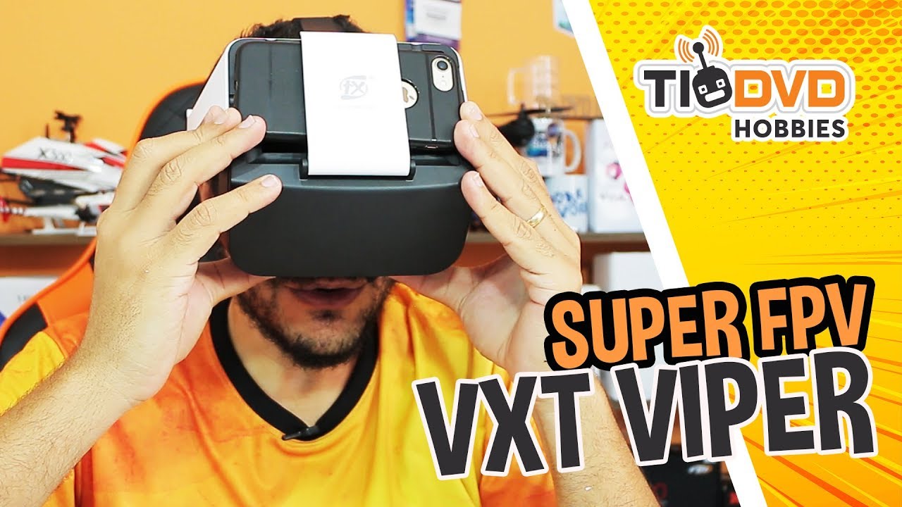 SERVE EM QUALQUER DRONE OCULOS FPV VXT VIPER GOGGLES P/ DRONES FIMI A3 X8 SE HUBSAN 501S ZINO DJI