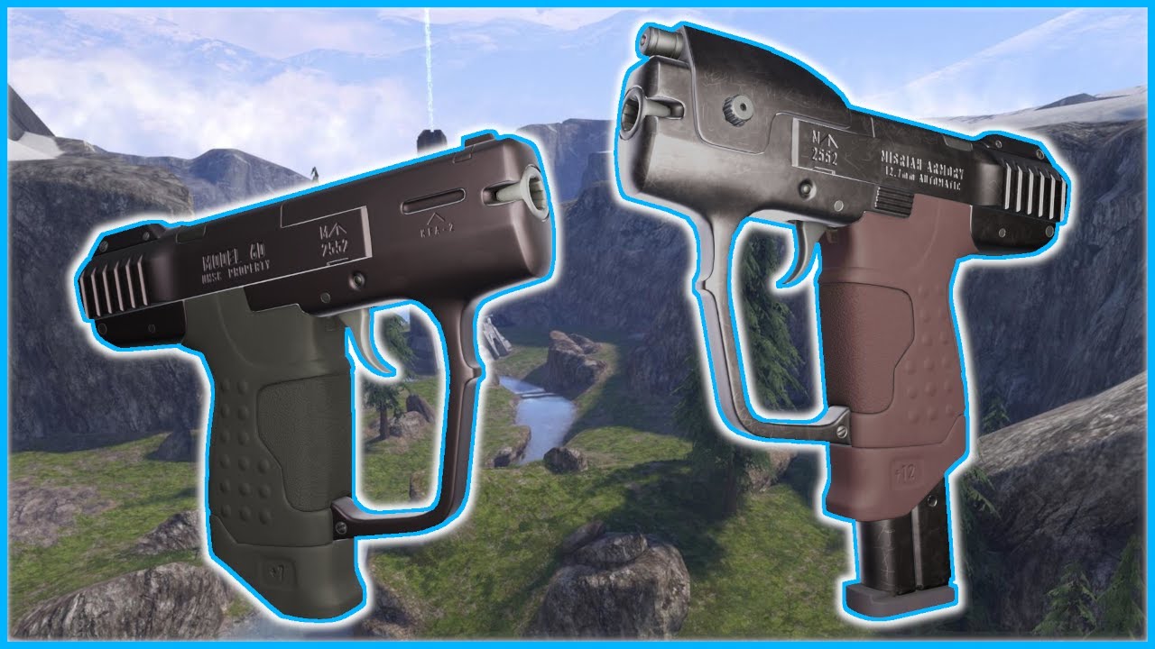 Halo 3 Custom M6D/M6C Magnum