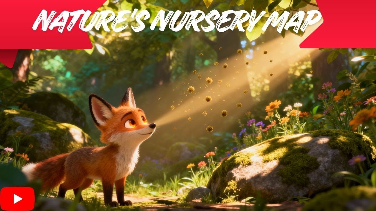 Nature's Nursery Map #nature #forest #disney