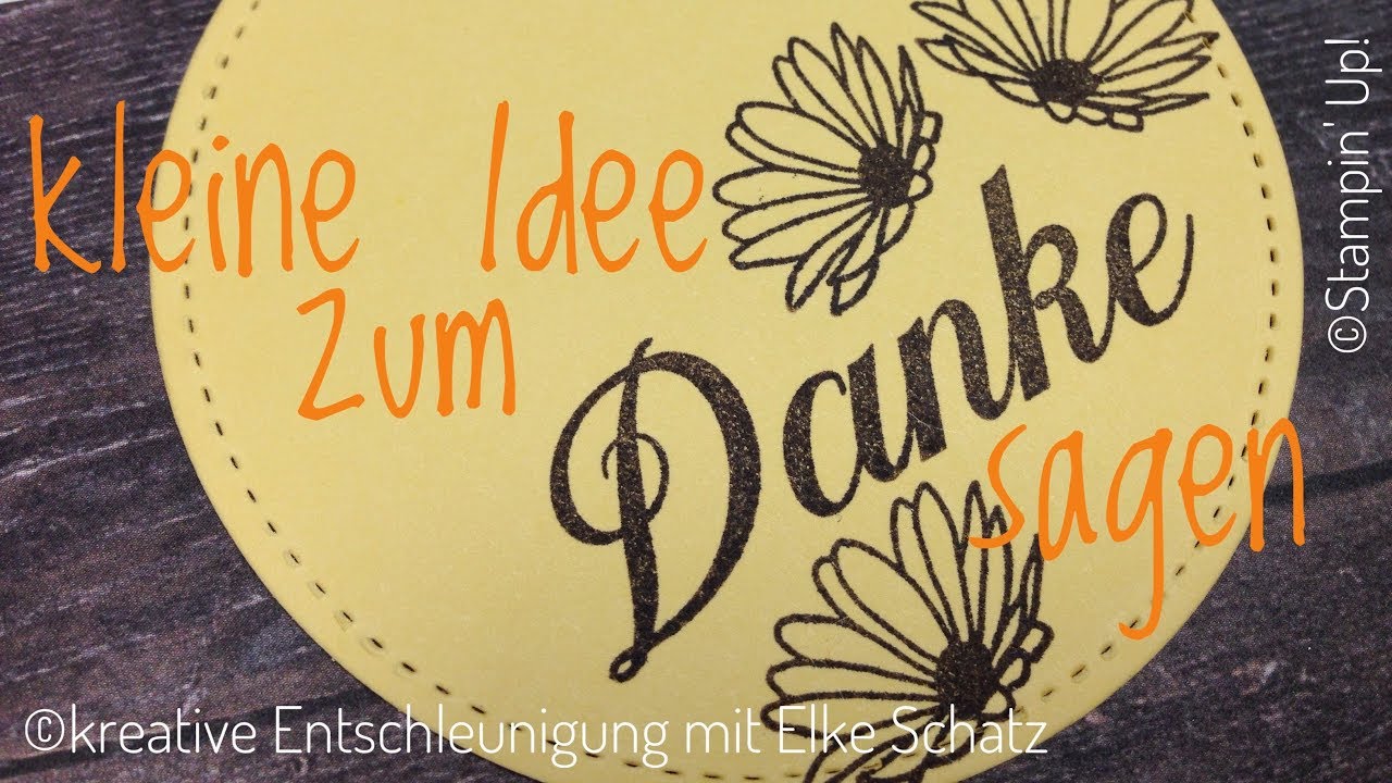 Kleines Dankeschön mit Stampin' Up!
