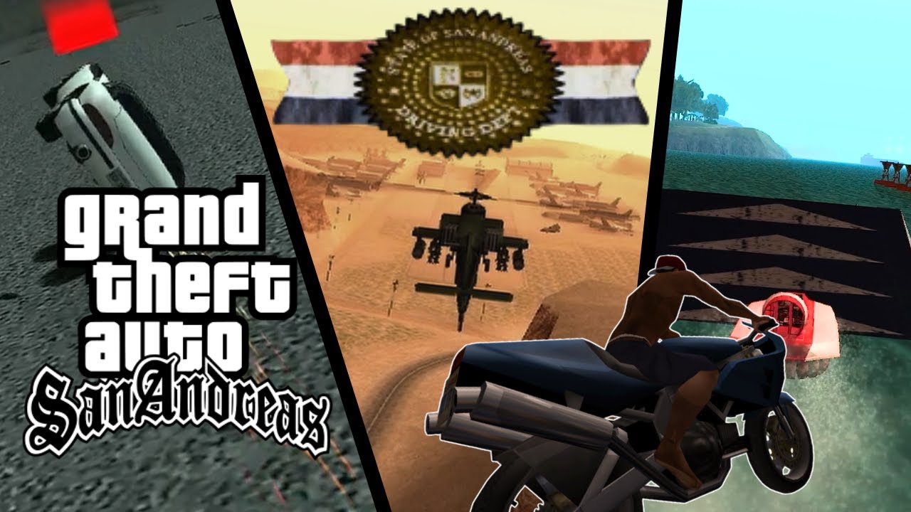 Peguei OURO em TODAS as ESCOLAS do GTA SAN ANDREAS