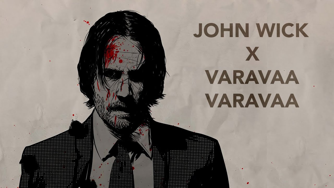 JOHN WICK X VARAVA VARAVA || ANIRUDH || KEANU REEVES || NAANUM ROWDY THAAN || 4K