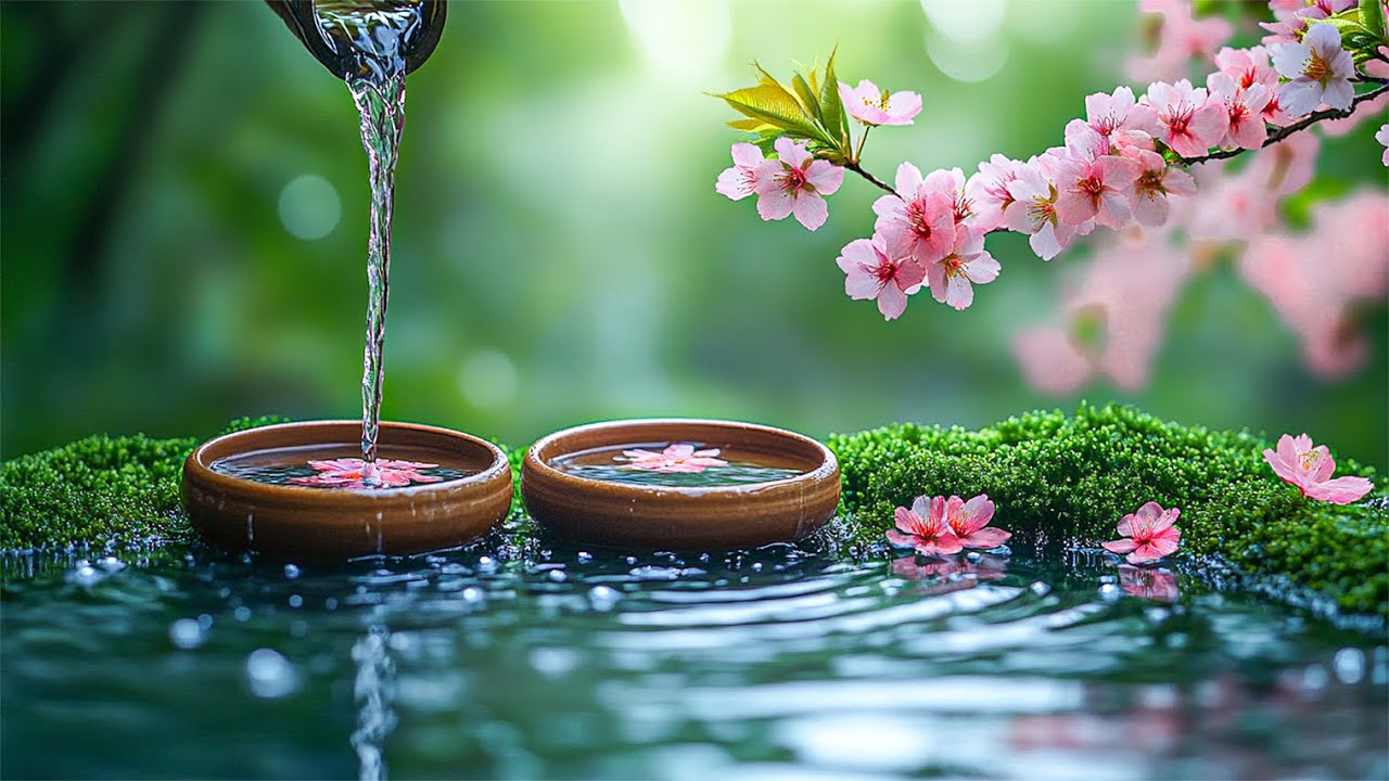 🌷 Relaxing Zen Music with Water Sounds &bull; Peaceful Ambience for Spa, Yoga and Relaxation