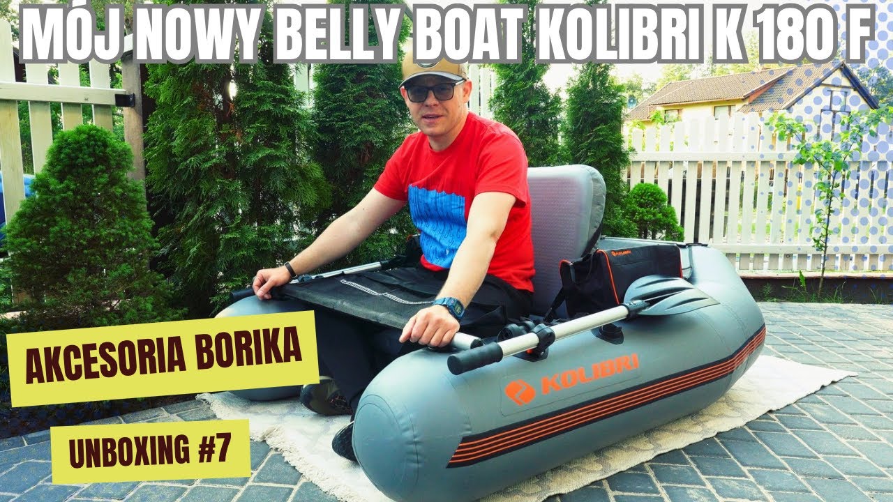 Mój nowy Belly Boat | Kolibri 180 F | Akcesoria Borika | Unboxing #7