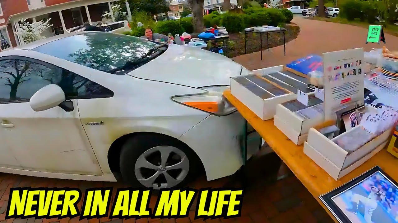 GARAGE SALE TAKES A WILD TURN