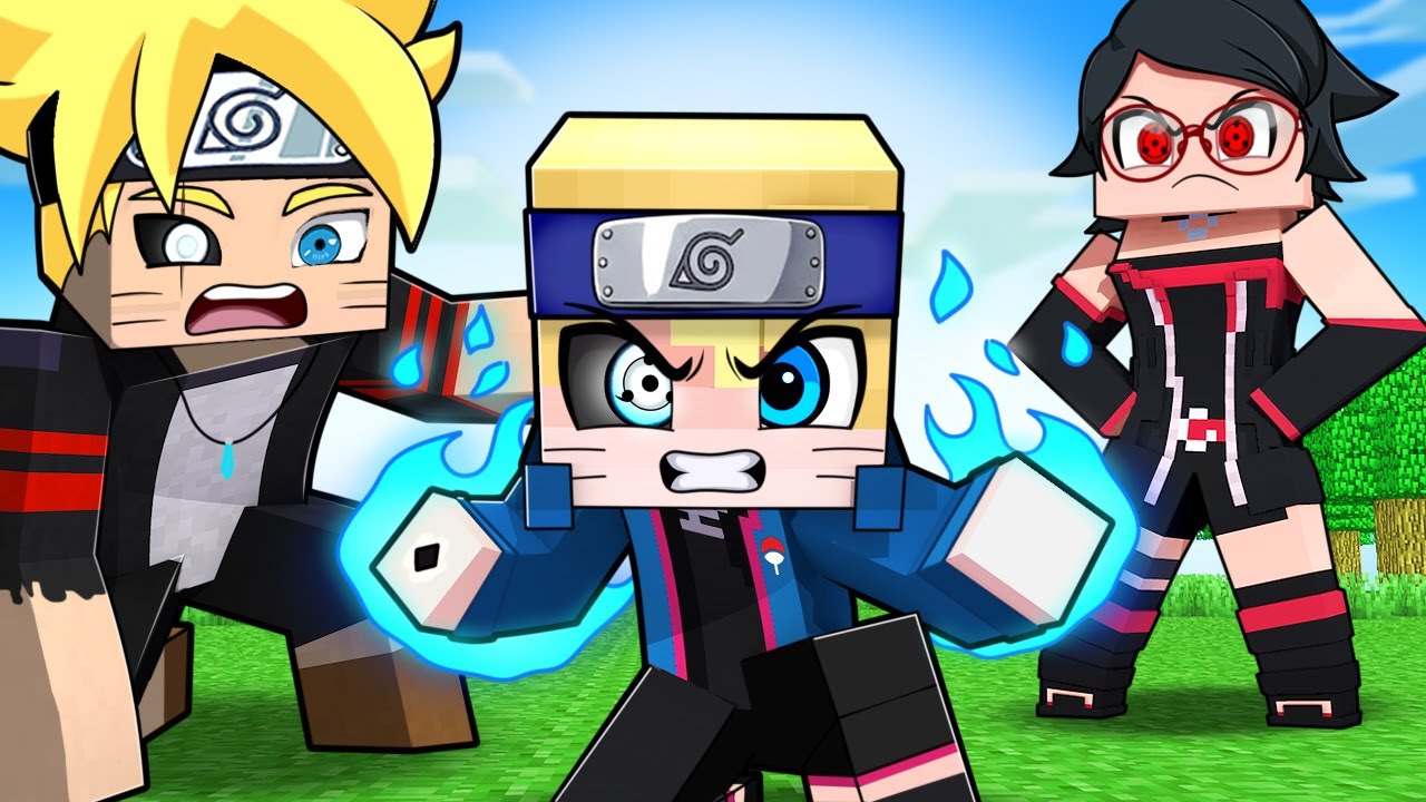O FILHO do BORUTO UZUMAKI no NARUTO Minecraft