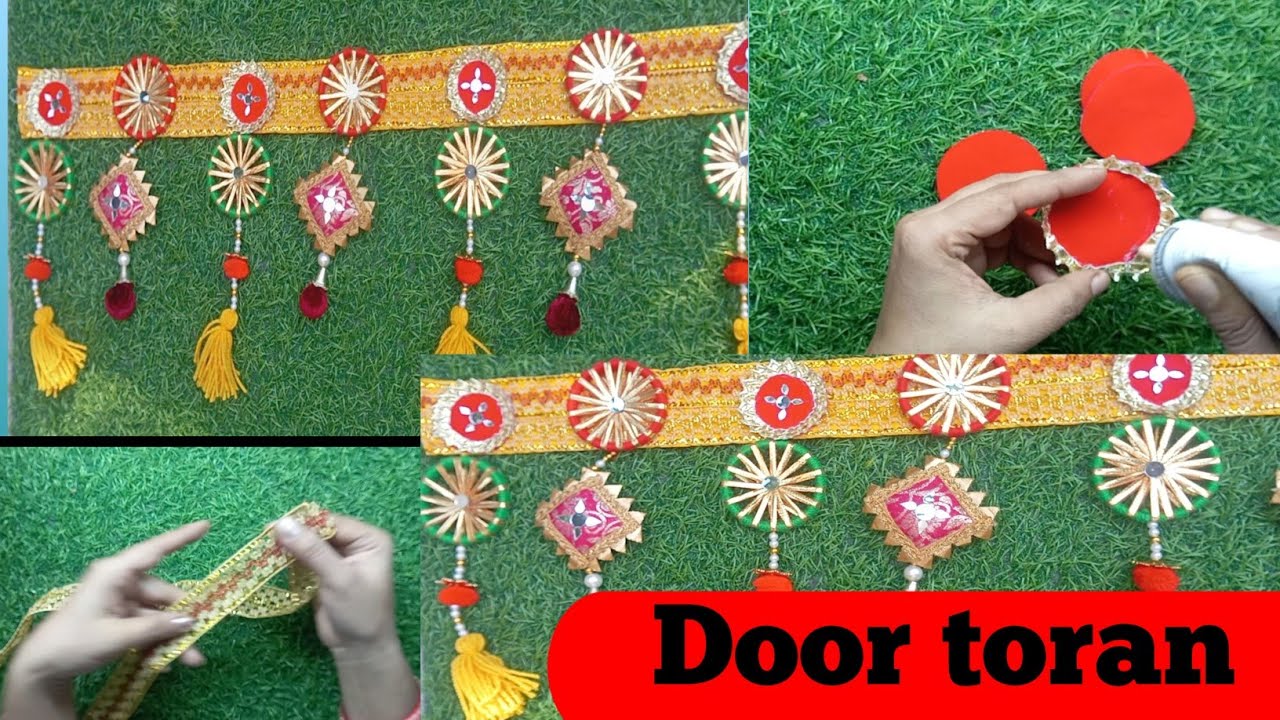 #“पुरानी चूड़ियों से बनाएं खूबसूरत Door Toran | # Stunning Bangle Reuse Idea”👏♻️