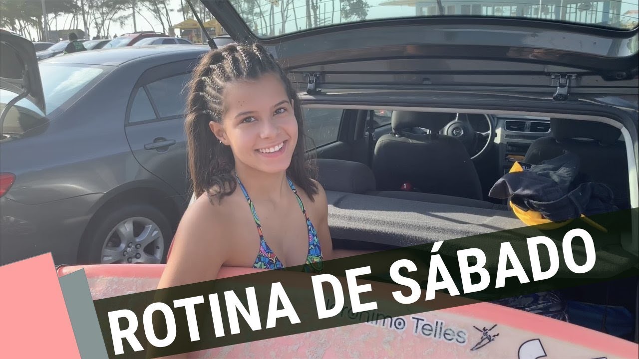 ROTINA DE SABADO / SURF E PRAIA - GABRIELLA SARAIVAH