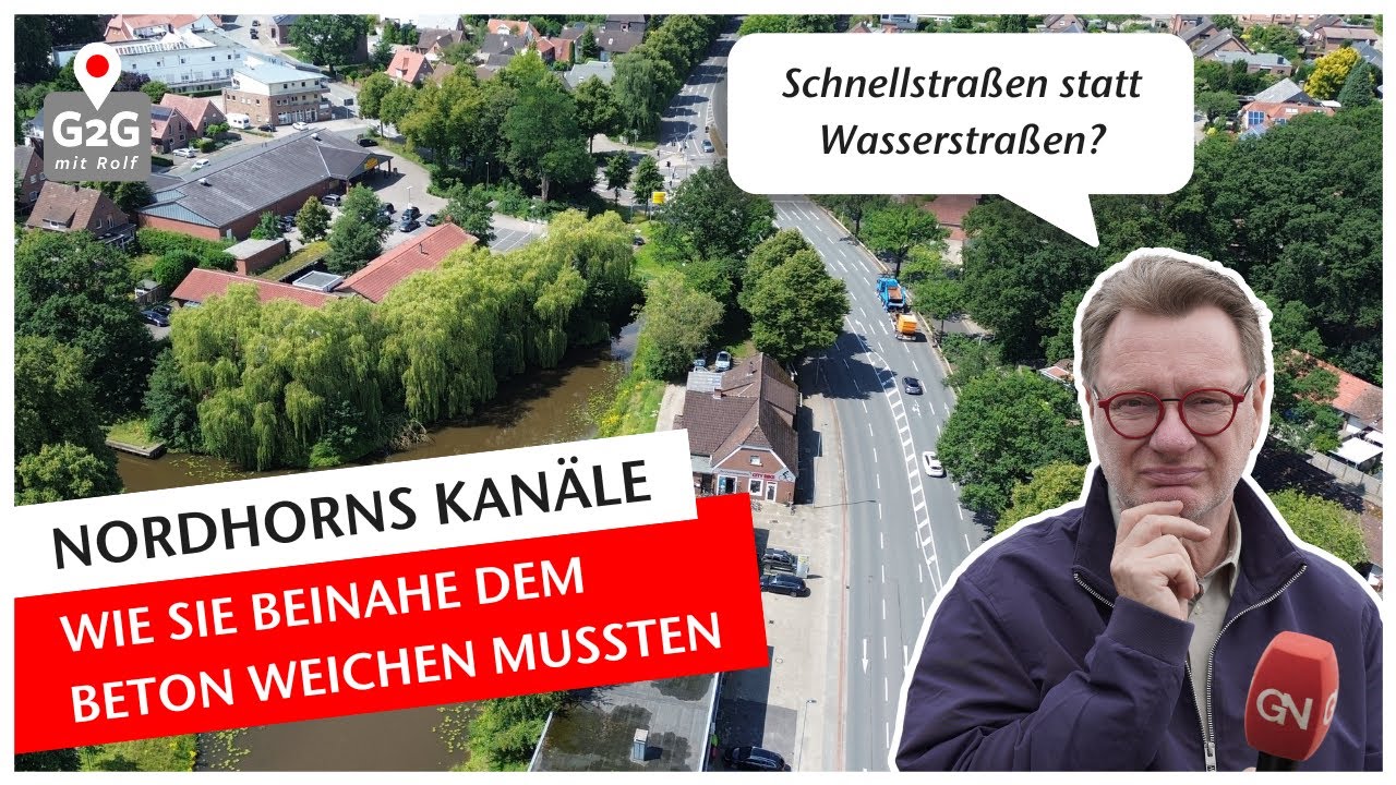 Die Kanäle der Wasserstadt Nordhorn | Wie sie BEINAHE dem Beton weichen mussten | Grafschaft 2go
