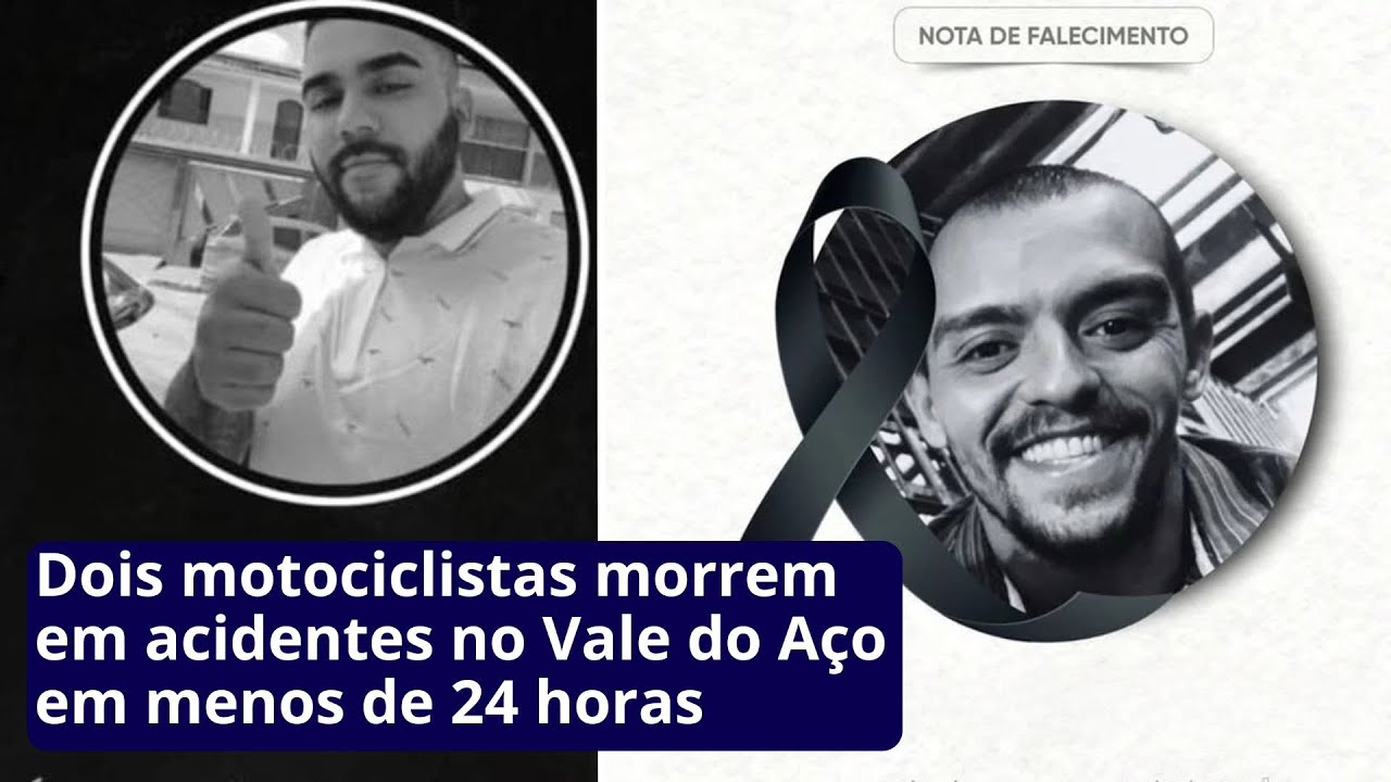 Dois motociclistas morrem em acidentes no Vale do Aço em menos de 24 horas