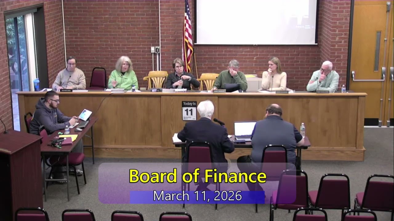 East Lyme, CT Board of Finance 03/11/2026