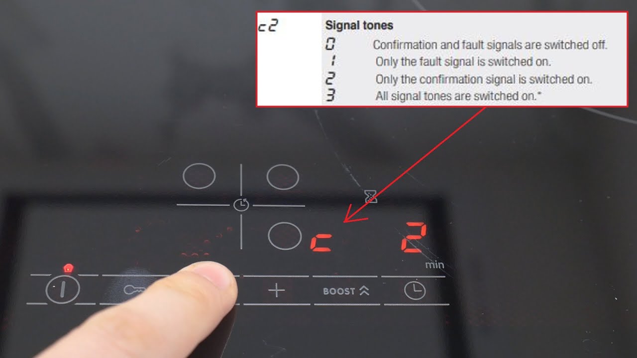 How to TURN OFF Key Sounds Bosch Induction Hob