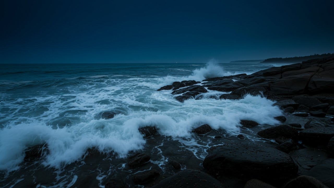 Gentle Midnight Sea Sounds to Help You Drift into Deep Restful Sleep