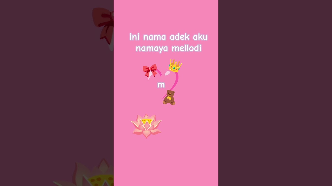 jangan safolok sama nama adek aku