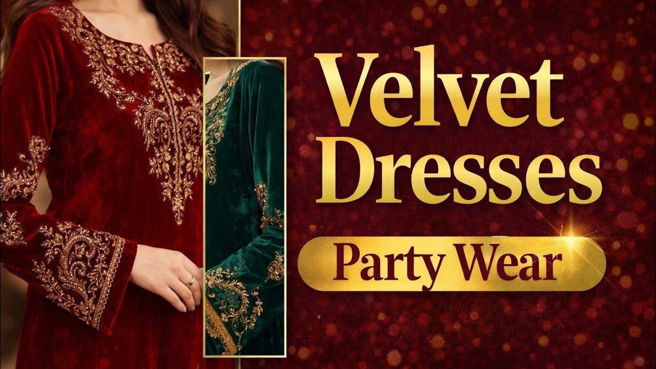Latest Velvet Dress Designs 2026 | Party Wear & Elegant Winter Outfits💖