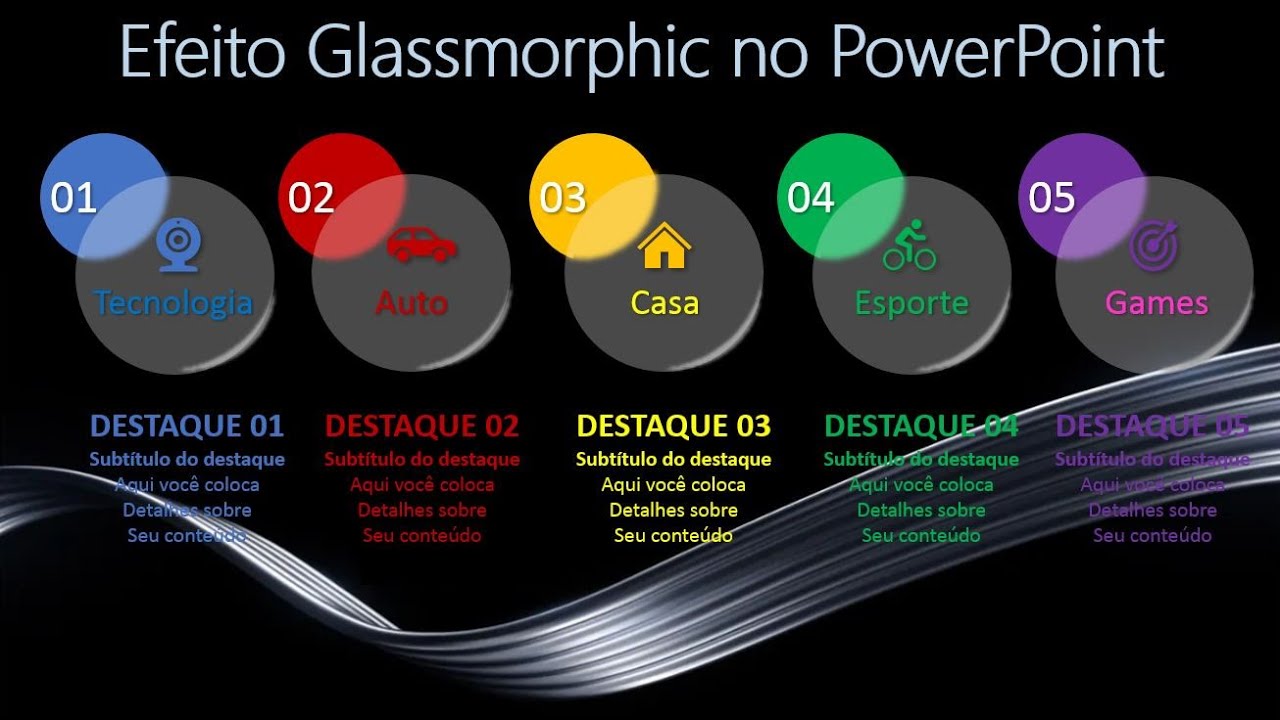 Como fazer o Efeito Glassmorphic no PowerPoint