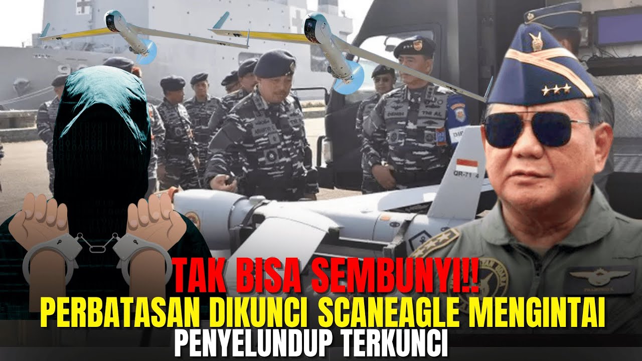 Tak Bisa Sembunyi Lagi! Drone ScanEagle TNI Perketat Pengawasan Jalur Ilegal Perbatasan