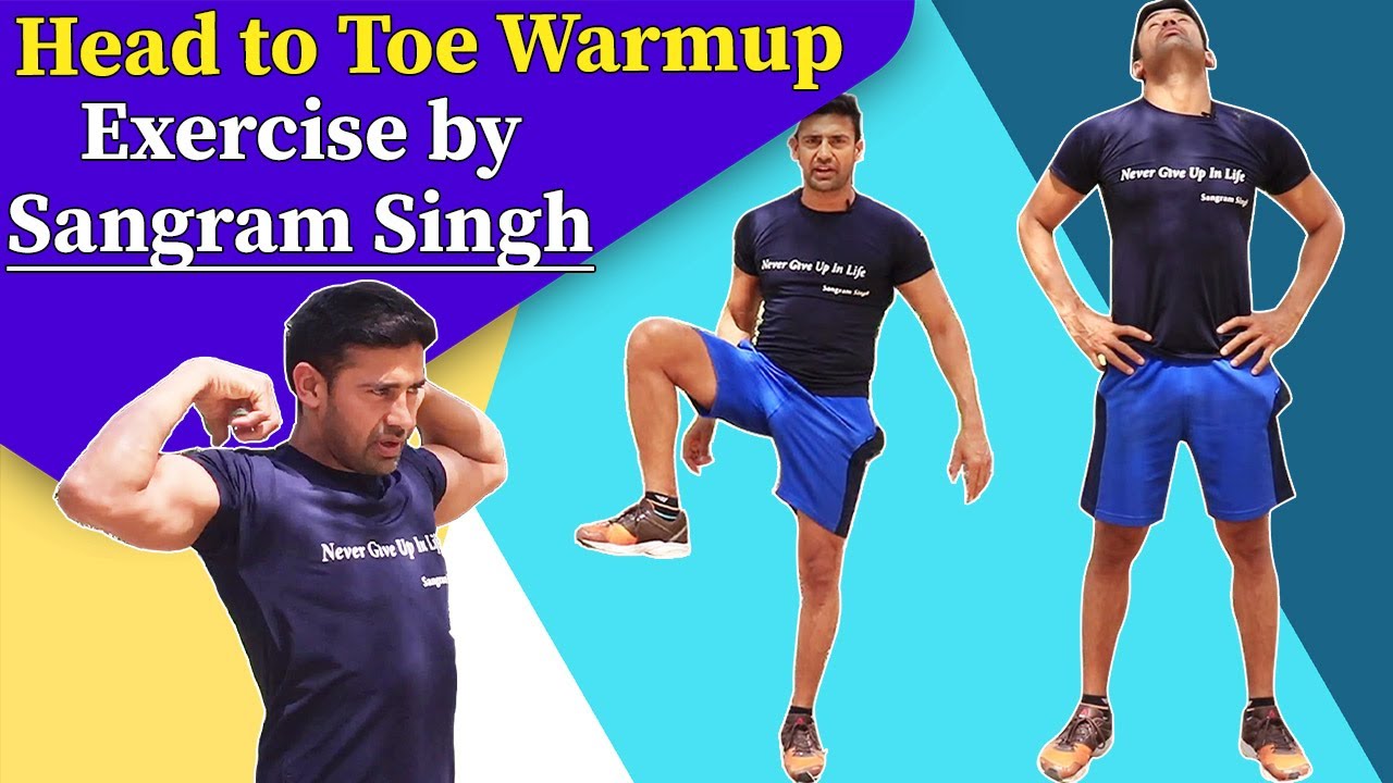 Head to Toe Warm Up Exercise by Sangram Singh: बहुत ज़रूरी है ये वार्मअप एक्सरसाइज | Jeevan Kosh