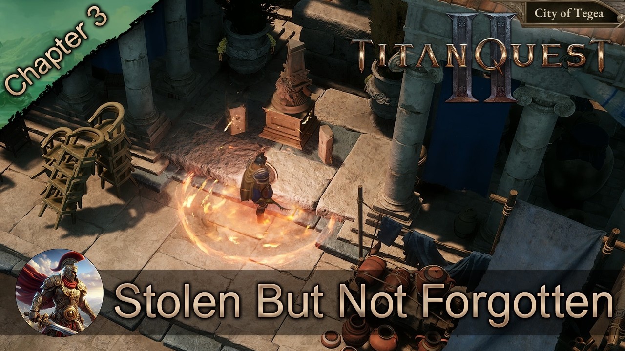 Titan Quest 2 - Stolen but Not Forgotten Thief Puzzle (City of Tegea | No Commentary | HD)