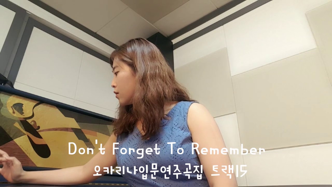 [Don't Forget To Remember]AC - 오카리나연주 서미림 - Korean ocarinist SEOMIRIM