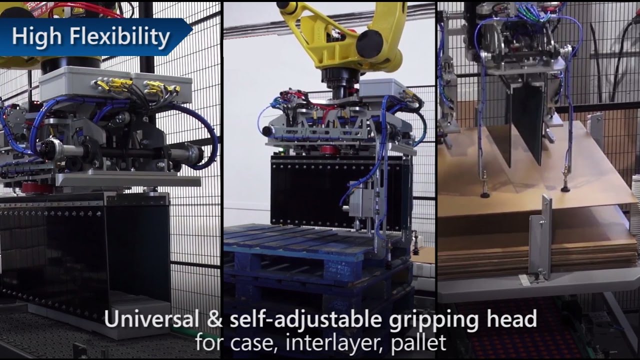 RoboAccess flexible robotic palletizing cell