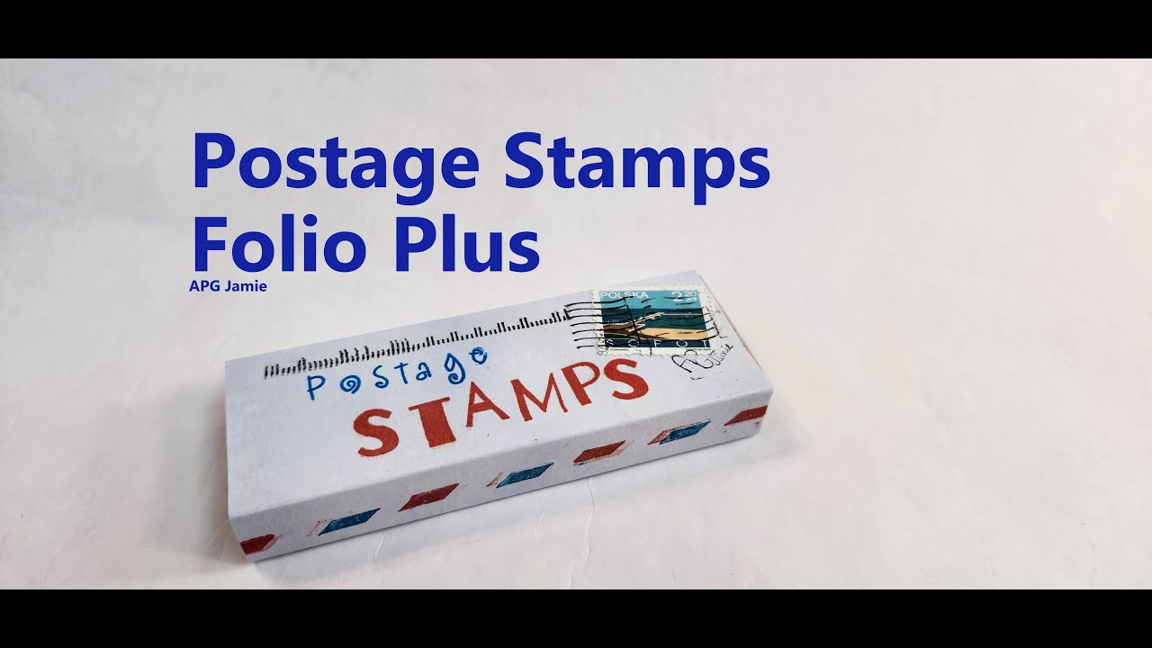 Postage Stamp Storage Folio Plus CLOSED