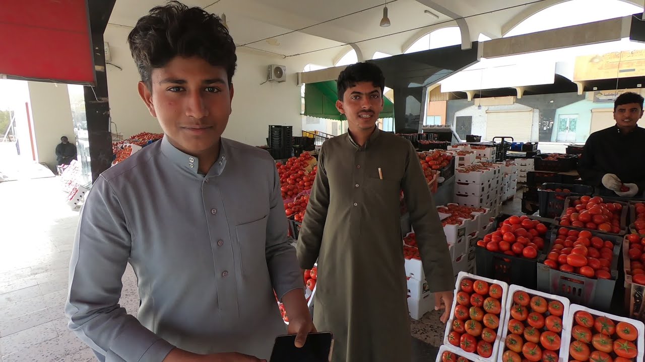 Rabwah central markets for vegetables and fruits, Riyadh, Saudi Arabia