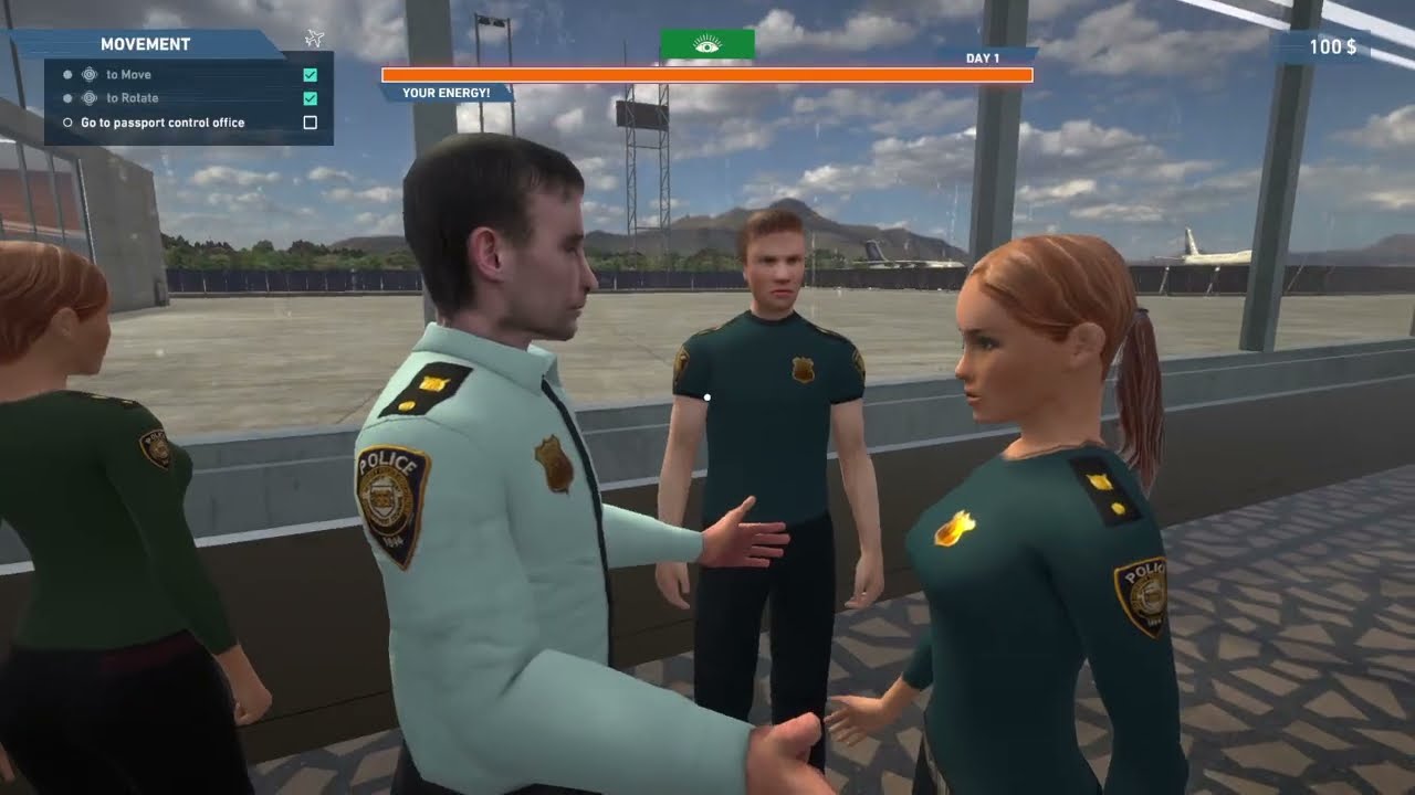 Airport Police Contraband Simulator - Border Patrol (PS4) - My 1st Play Opinion - Commentary