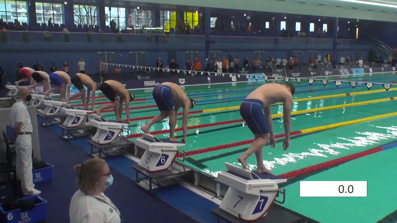 #5-4 - Men 50 m Freestyle - Rotterdam Qualification Meet | Zwemmen